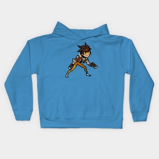 Overwatch - 16-Bit Tracer Kids Hoodie